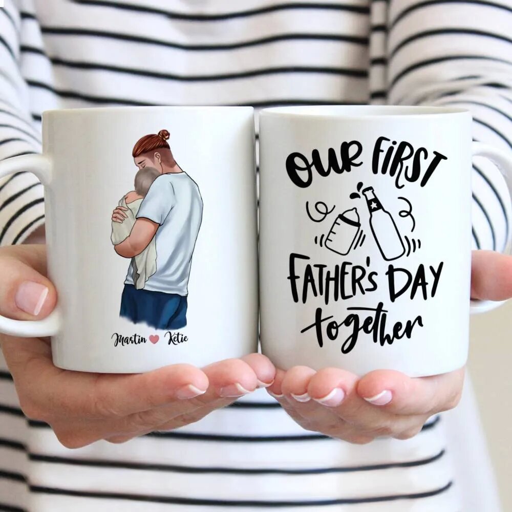 Tazas personalizadas para el día del padre